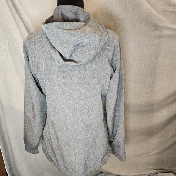 Kirkland Hooded Gray Fleece Lined Jacket Women's S Great Condition! Outdoor - Picture 4 of 10